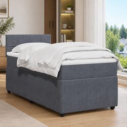 King Single Velvet Bed with Pocket Spring Mattress Specifications