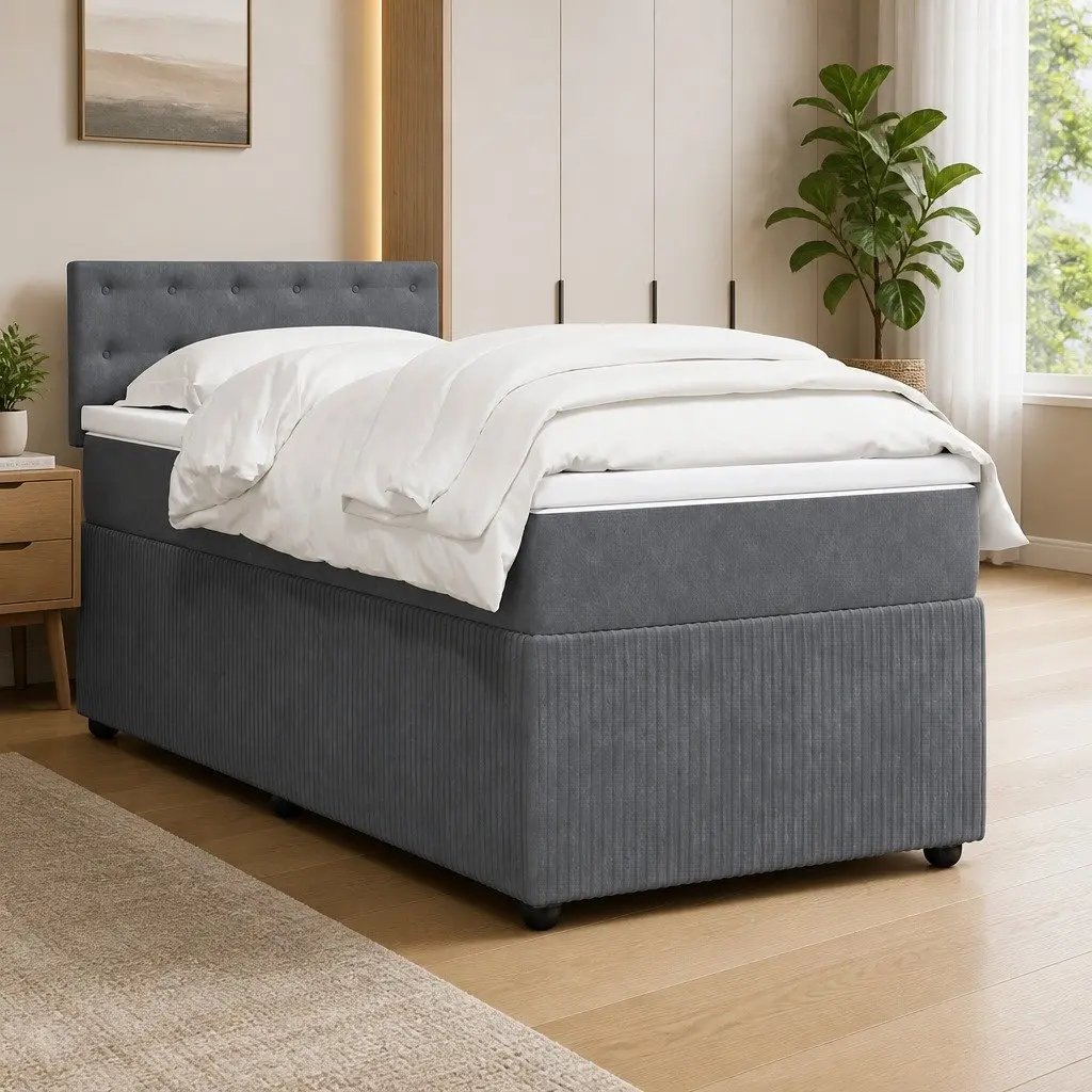 King Single Box Spring Bed with Mattress