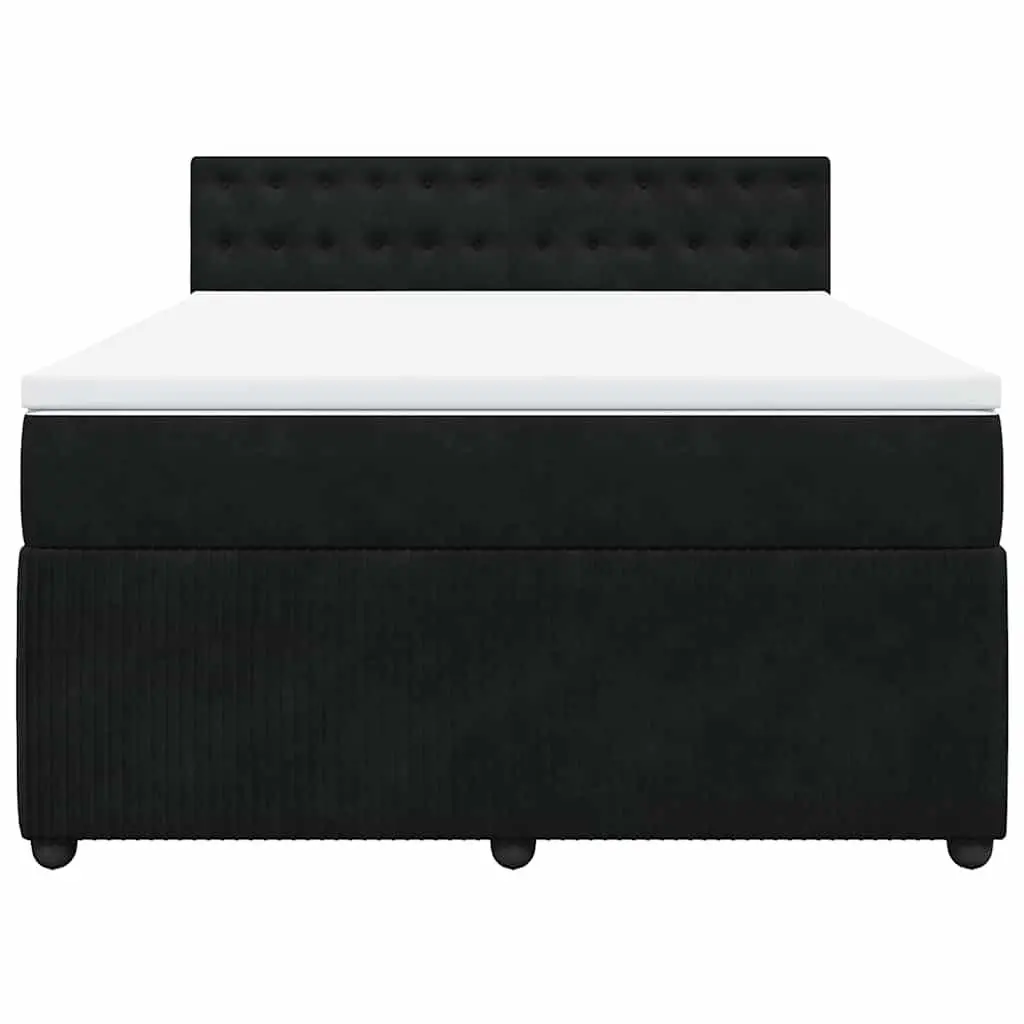 Grey Box Spring Bed with Pocket Springs