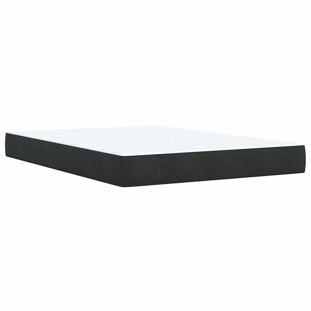 Grey Box Spring Bed with Pocket Springs