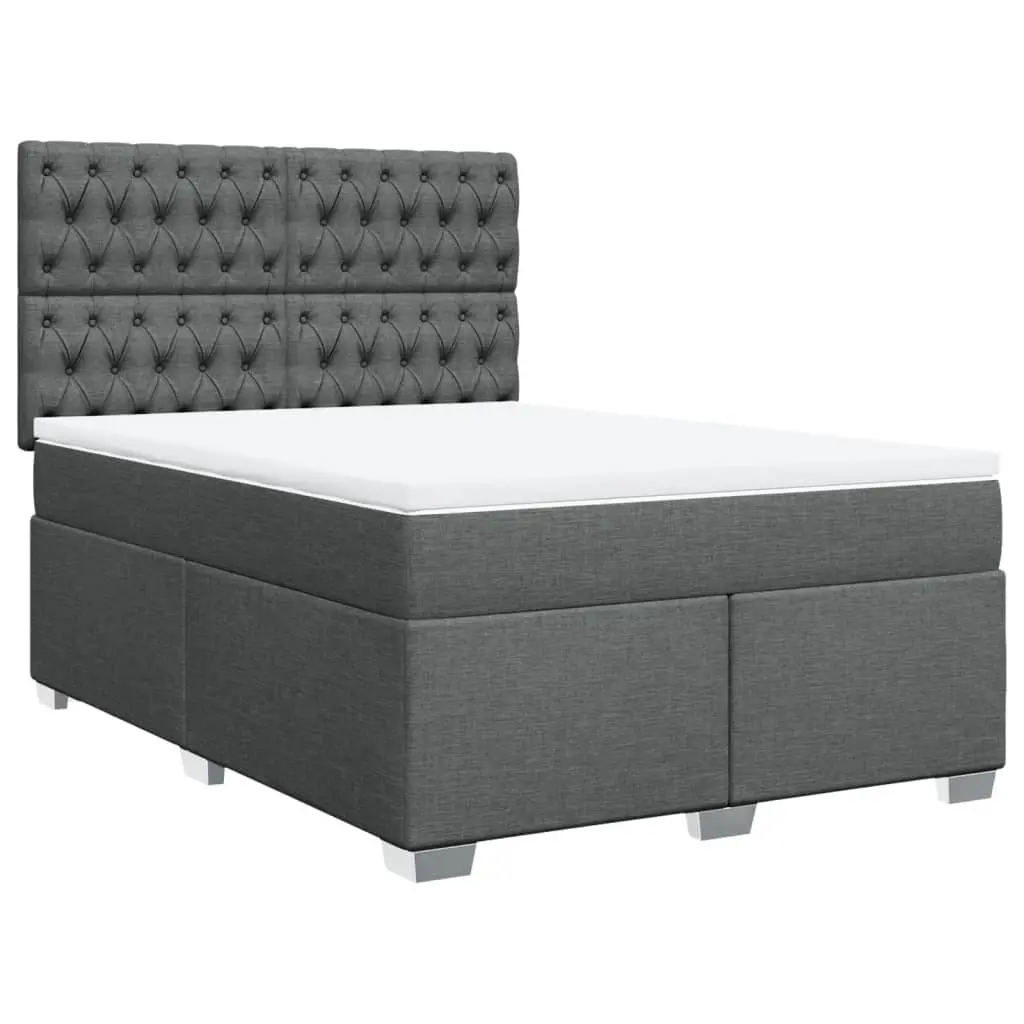 Queen Box Spring Bed System with Pocket Spring Mattress
