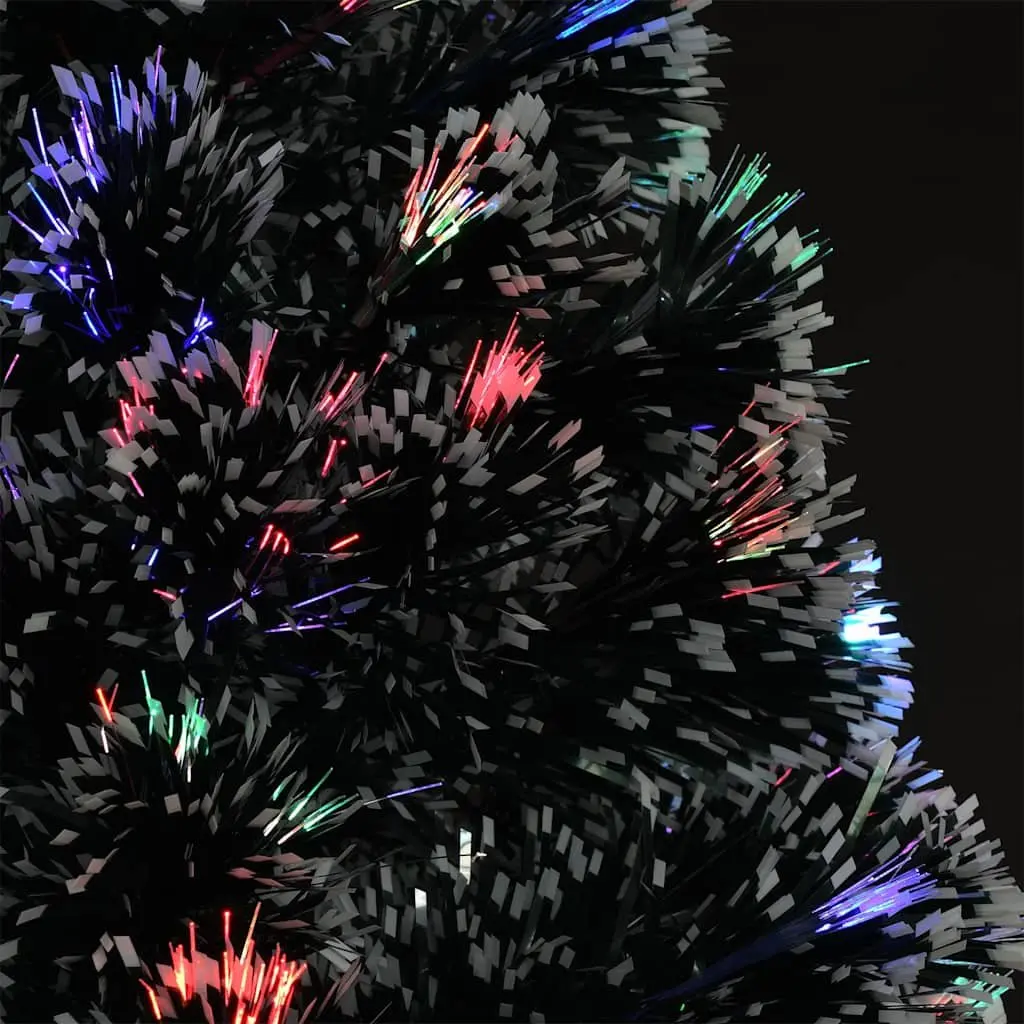 Pre-lit Artificial Christmas Tree Indoor 120cm Green White Fibre Optic LED Lights
