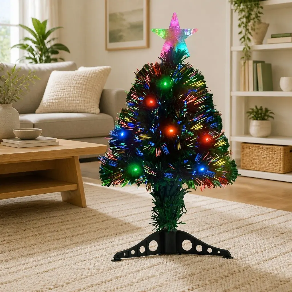 64cm Pre-lit Green Christmas Tree