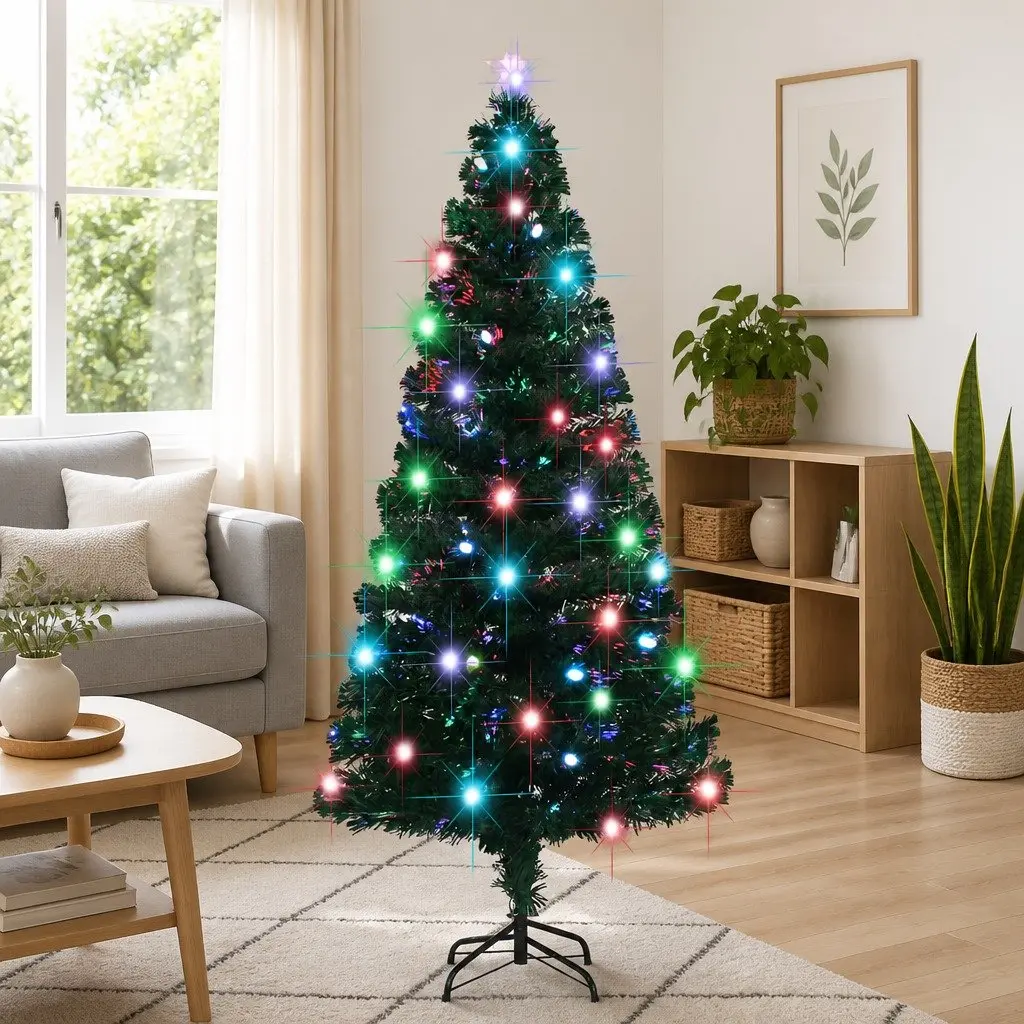 180cm Artificial Pre-lit Christmas Tree