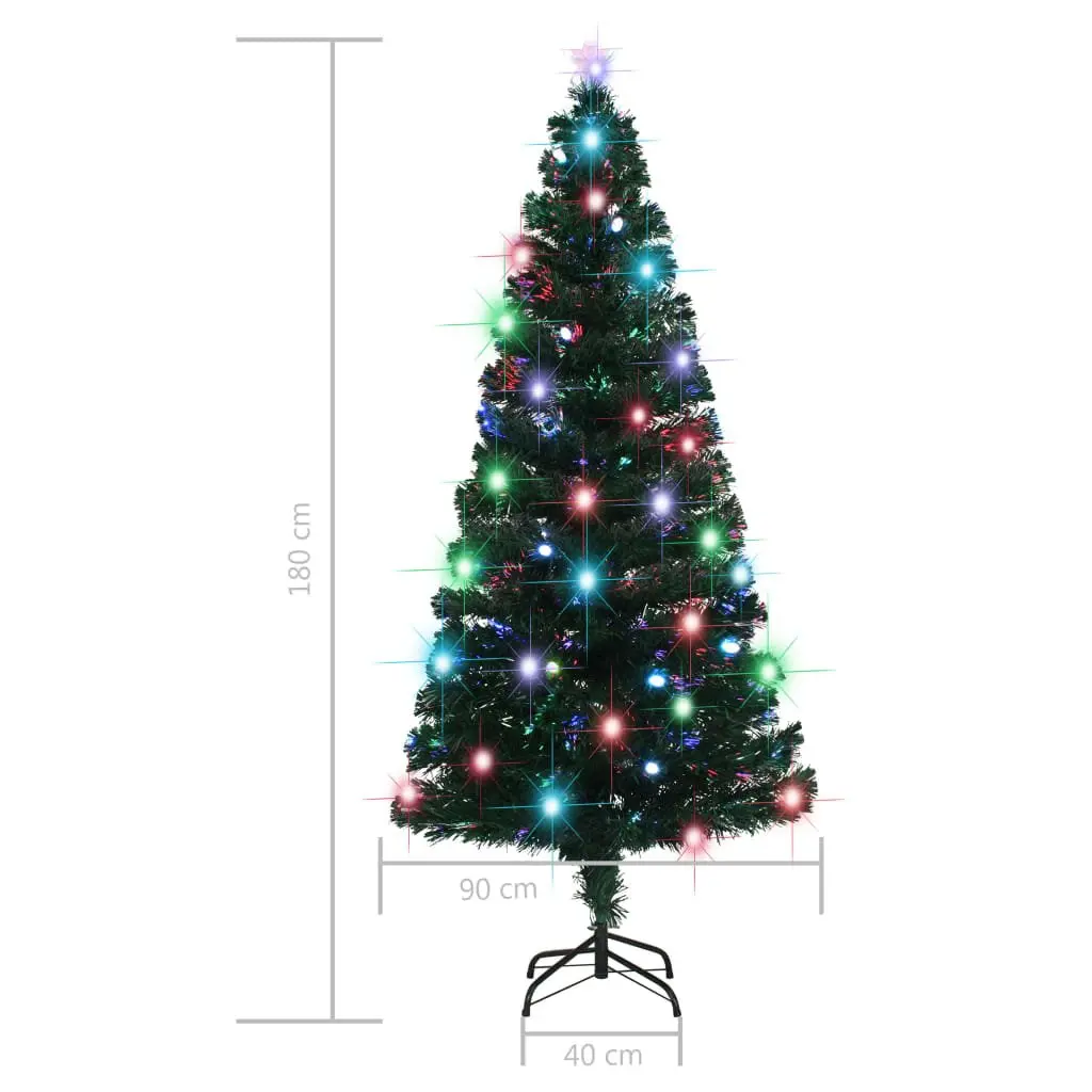 180cm Artificial Pre-lit Christmas Tree