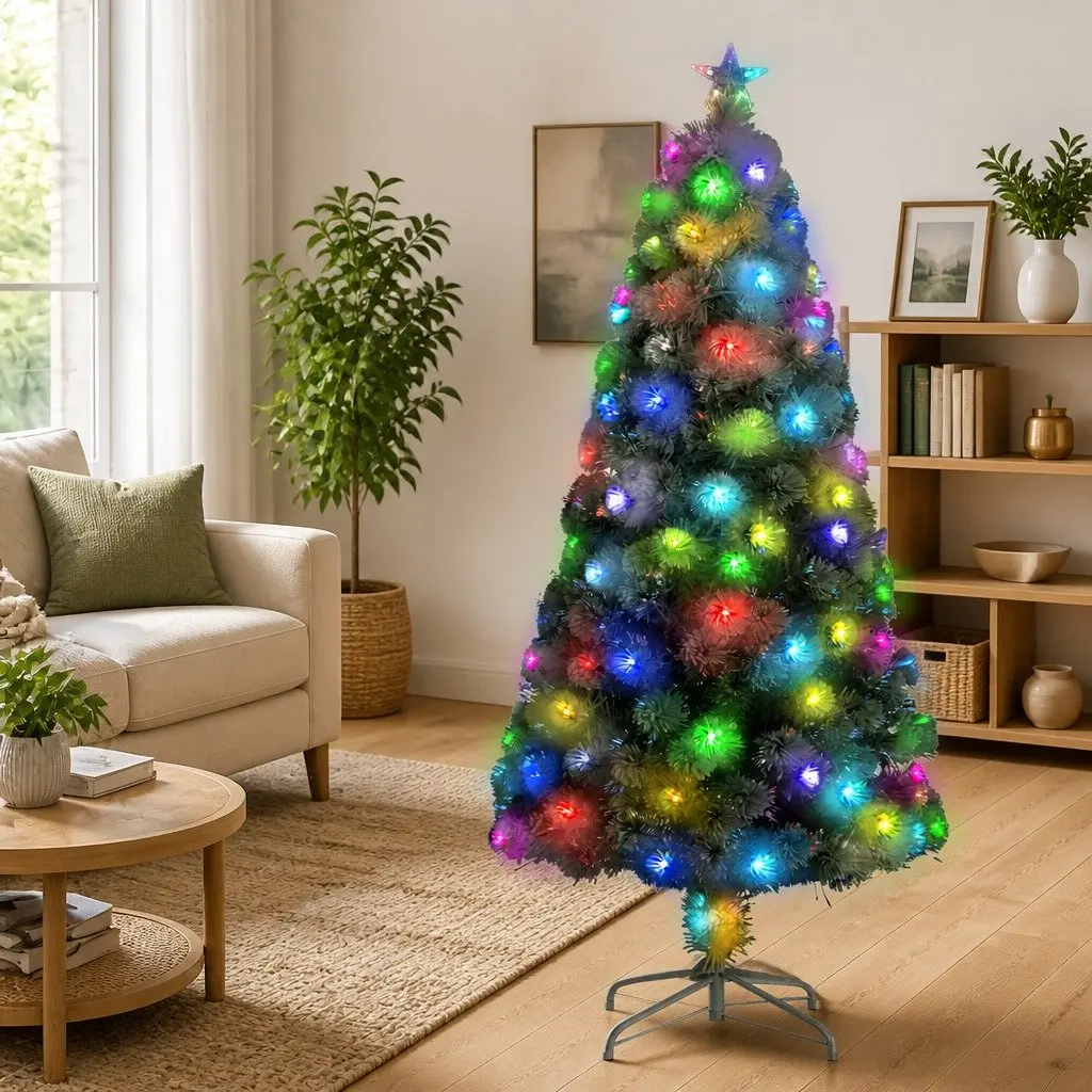 120cm White Pre-lit Christmas Tree