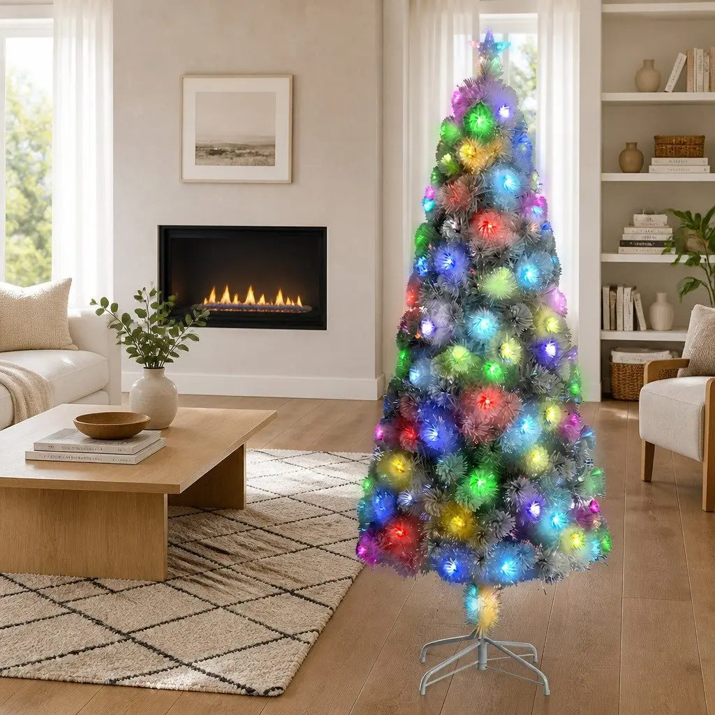 210cm White Artificial Christmas Tree