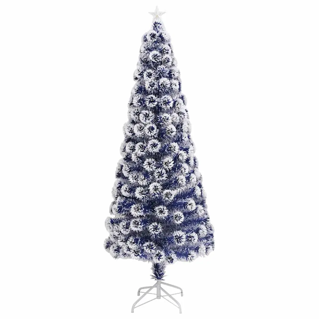 210cm Pre-lit White Christmas Tree with LED