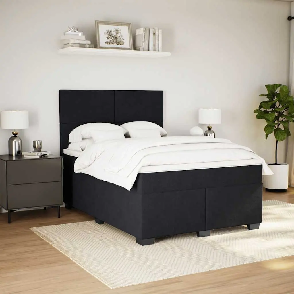 Queen Box Spring Bed with Pocket Mattress and Headboard