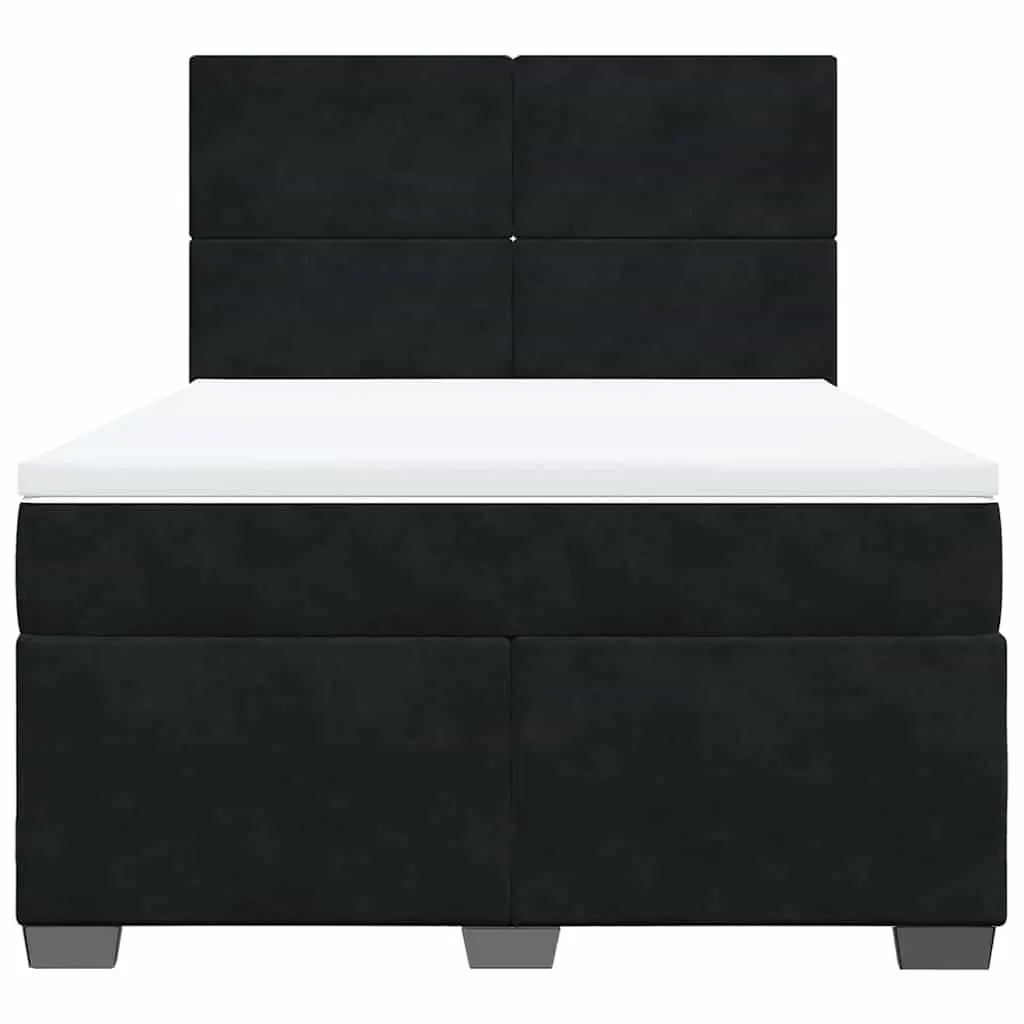 Queen Box Spring Bed with Pocket Mattress and Headboard
