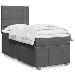 King Single Bed with Pocket Spring Mattress & Adjustable Headboard