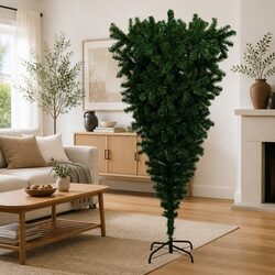 Specifications of 180cm Upside-Down Artificial Christmas Tree