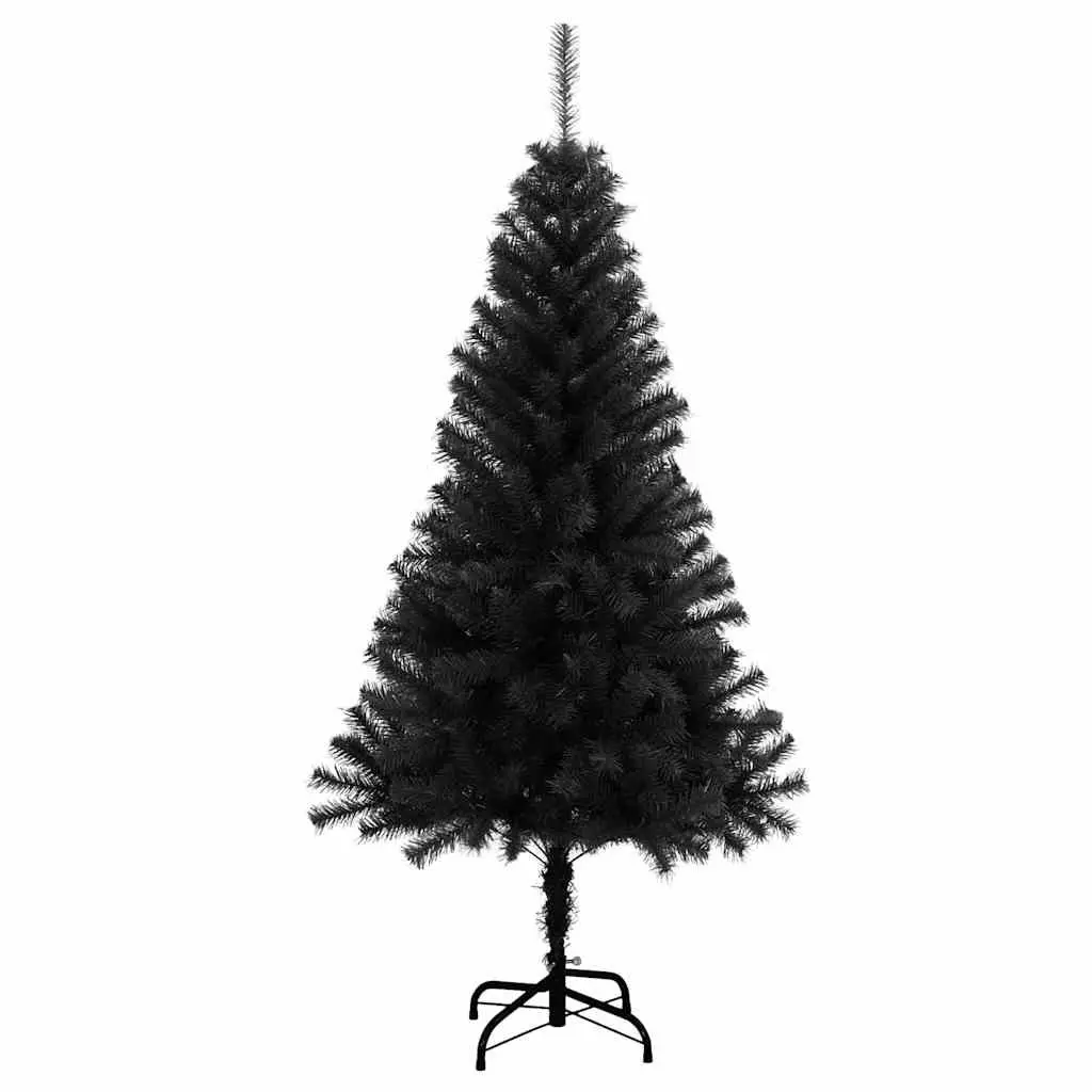 Artificial Christmas Tree Indoor Outdoor 120cm Black PVC