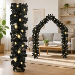 Specifications of 20M Black Christmas Garland with LEDs