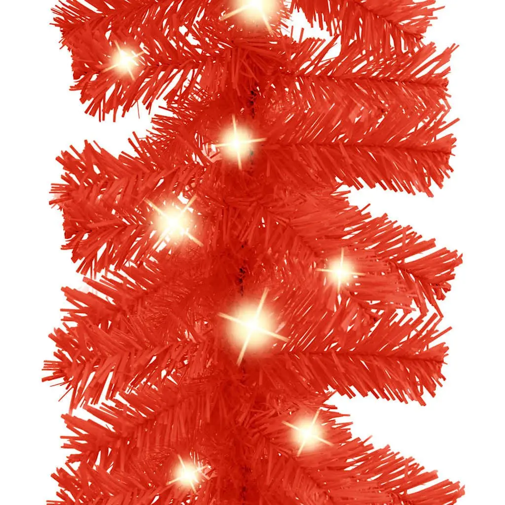 Red Christmas Garland for Home Decoration 10m