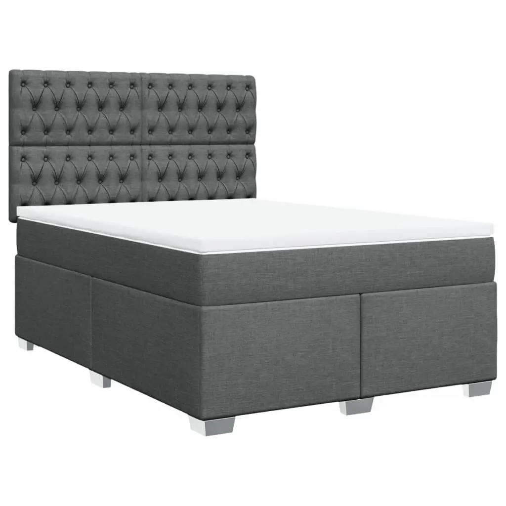Queen Box Spring Bed with Pocket Mattress