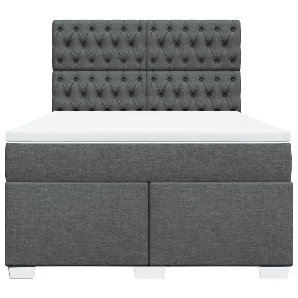 Queen Box Spring Bed with Pocket Mattress