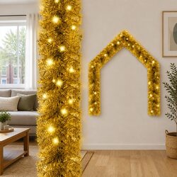 Specifications of 20m LED Christmas Garland in Gold