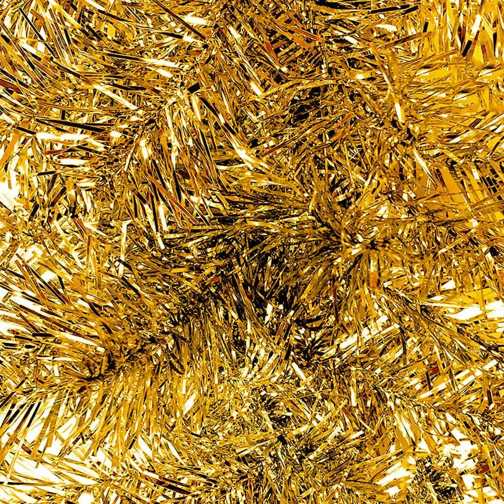 Christmas Garland Indoor Outdoor 20m LED Lights Gold Holiday Decoration