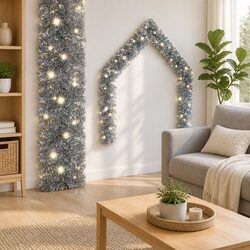 Specifications of the 10m Silver Christmas Garland