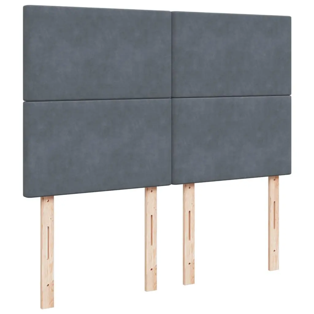 Box Spring Bed with Pocket Mattress & LED Lighting