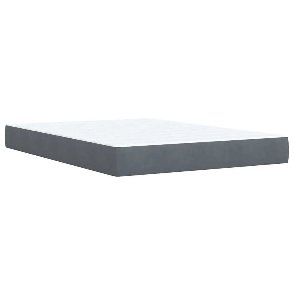 Box Spring Bed with Pocket Mattress & LED Lighting