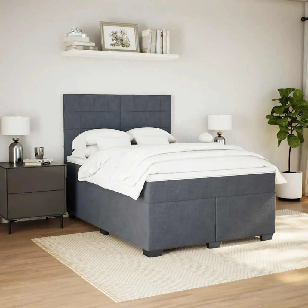 Queen Box Spring Bed with Pocket Spring Mattress