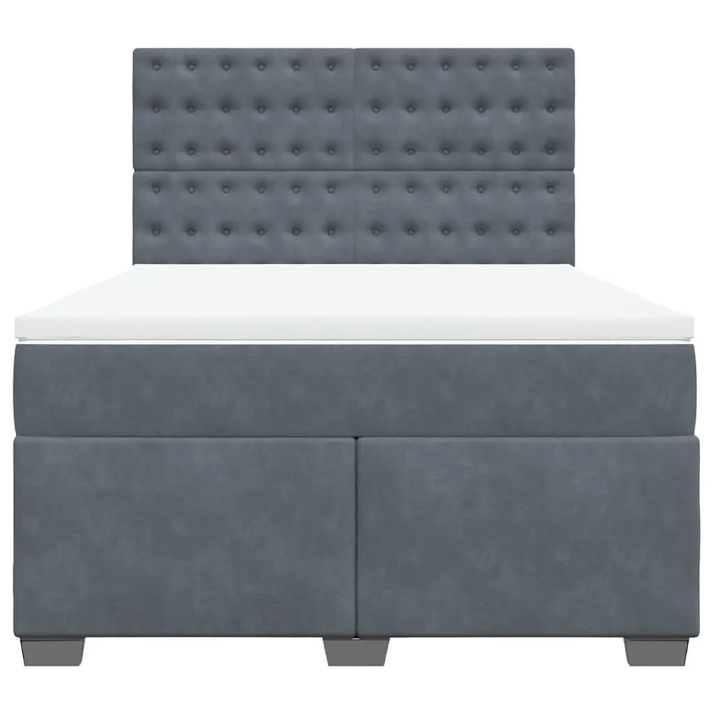 Queen Box Spring Bed with Pocket Spring Mattress