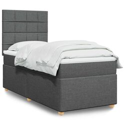 King Single Bed with Pocket Spring Mattress and LED Lights
