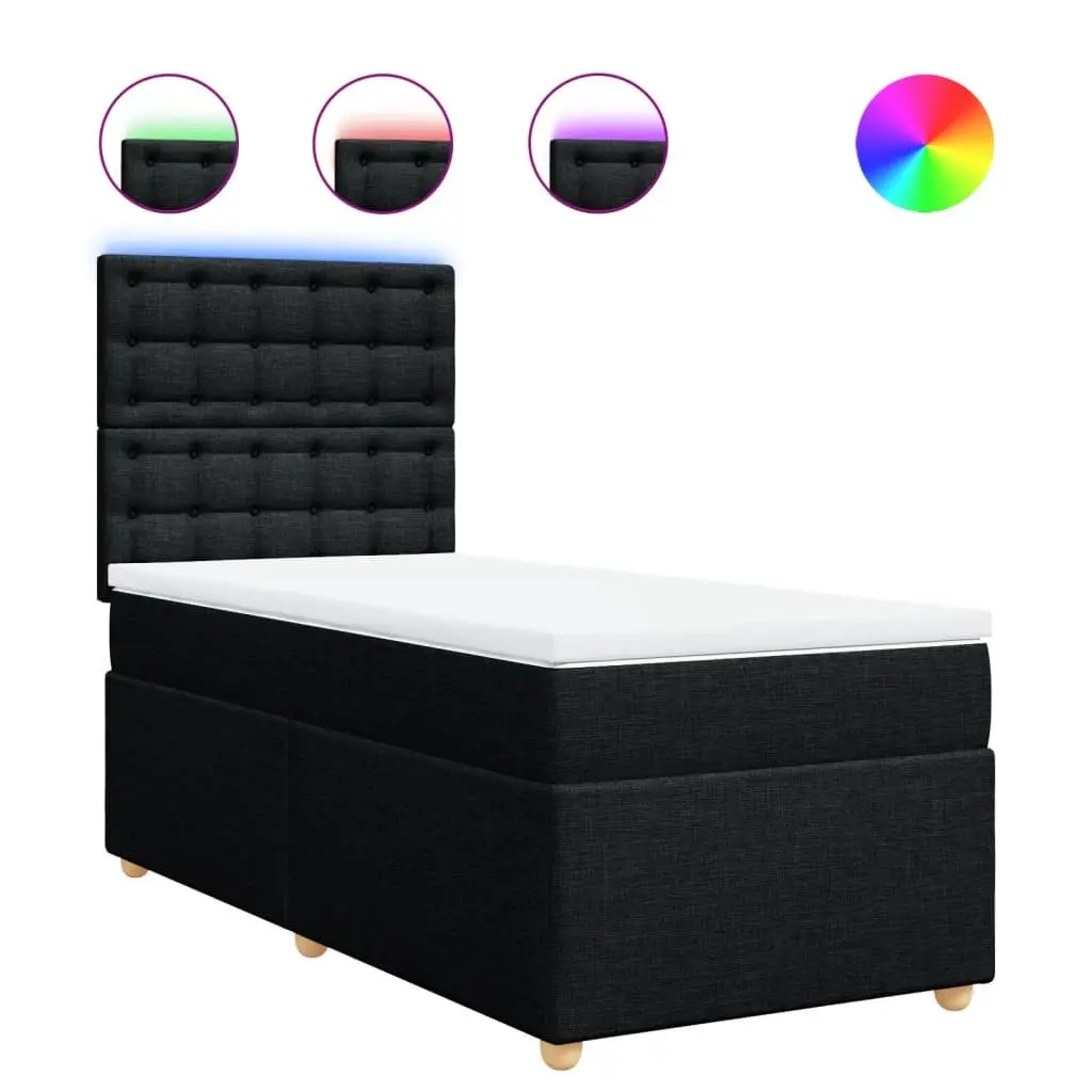 Box Spring Bed with Pocket Spring Mattress