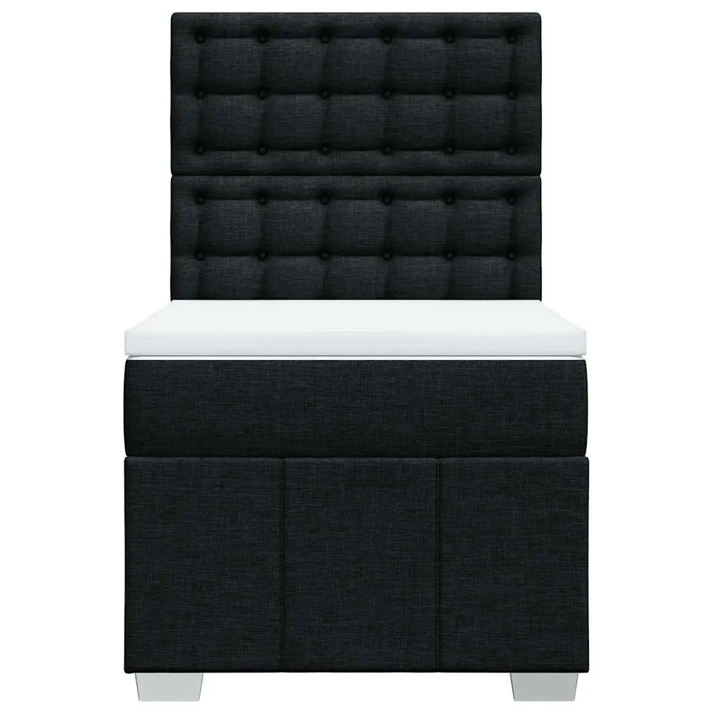 Box Spring Bed with Adjustable Headboard