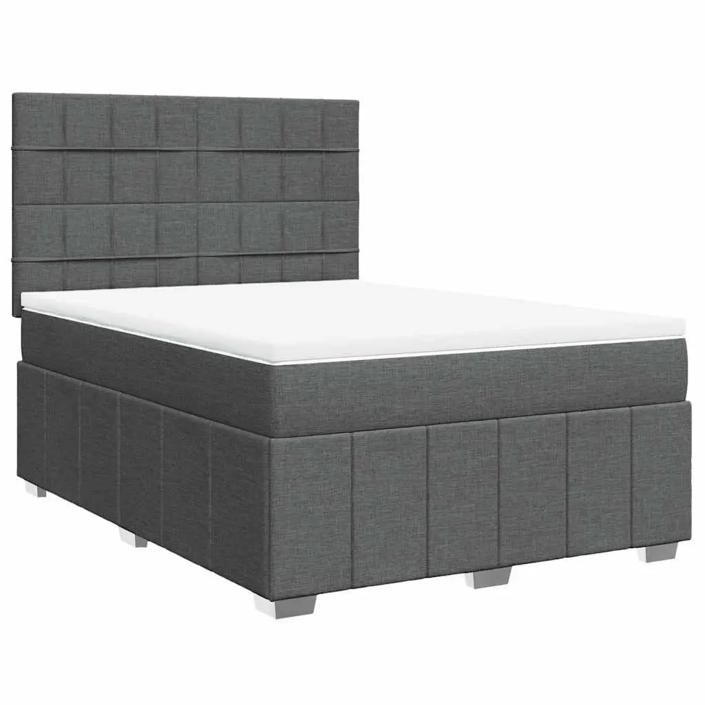 Queen Box Spring Bed with Pocket Mattress