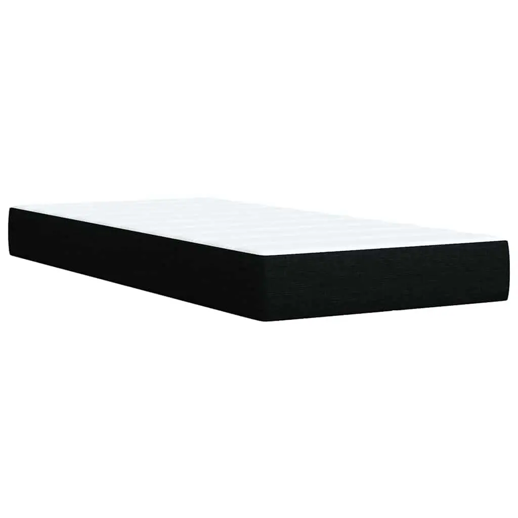 Box Spring Bed with Pocket Mattress Adjustable Headboard King Single