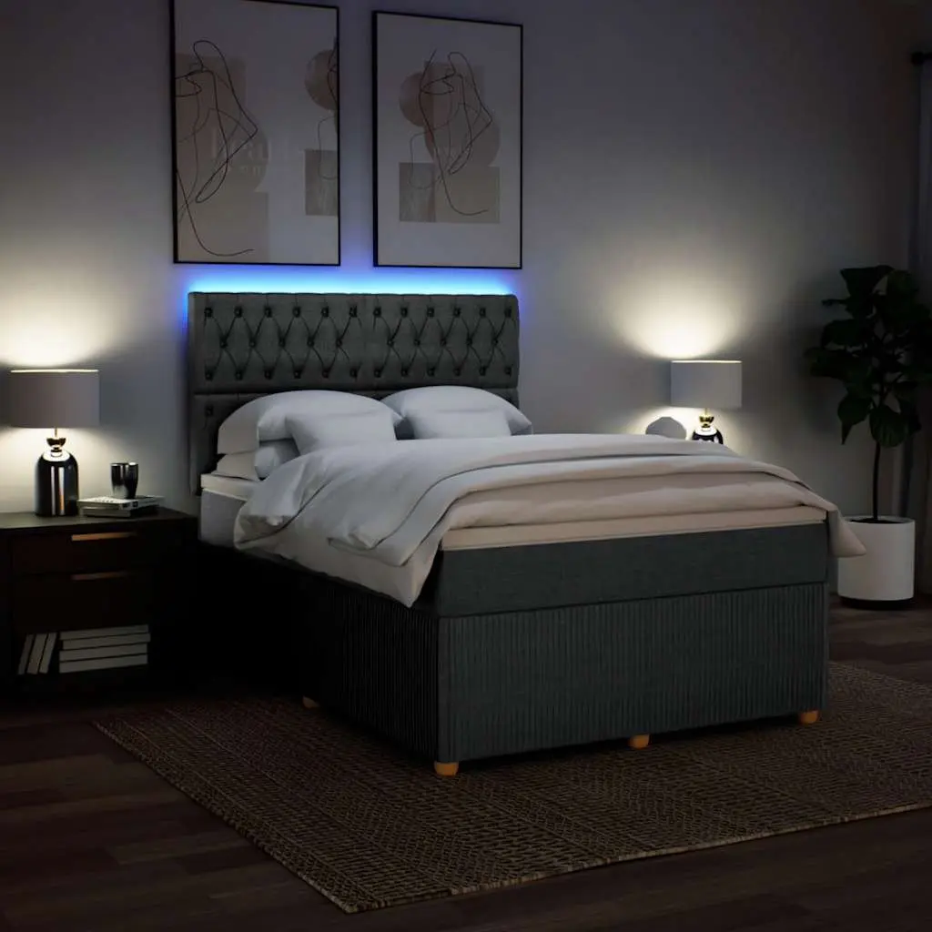 Queen Box Spring Bed with Pocket Spring Mattress