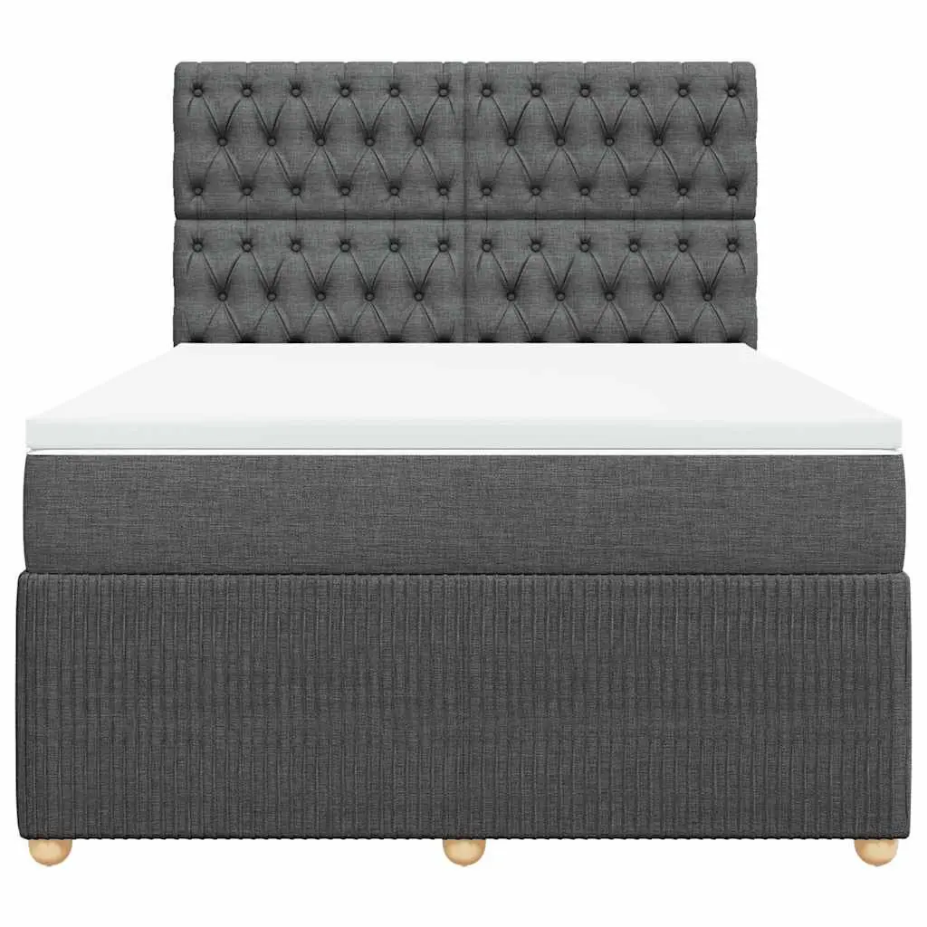 Queen Box Spring Bed with Pocket Spring Mattress