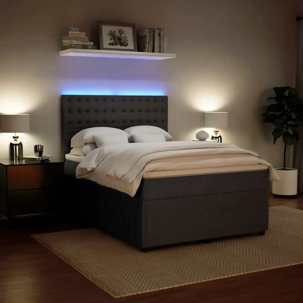 Double Box Spring Bed with Pocket Spring Mattress