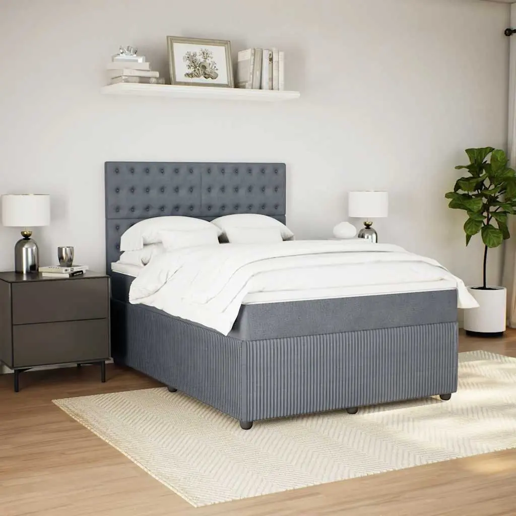 Double Box Spring Bed with Pocket Spring Mattress