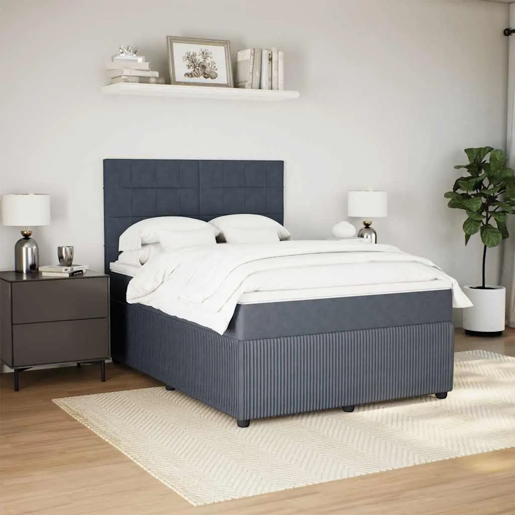 Queen Box Spring Bed with Pocket Mattress