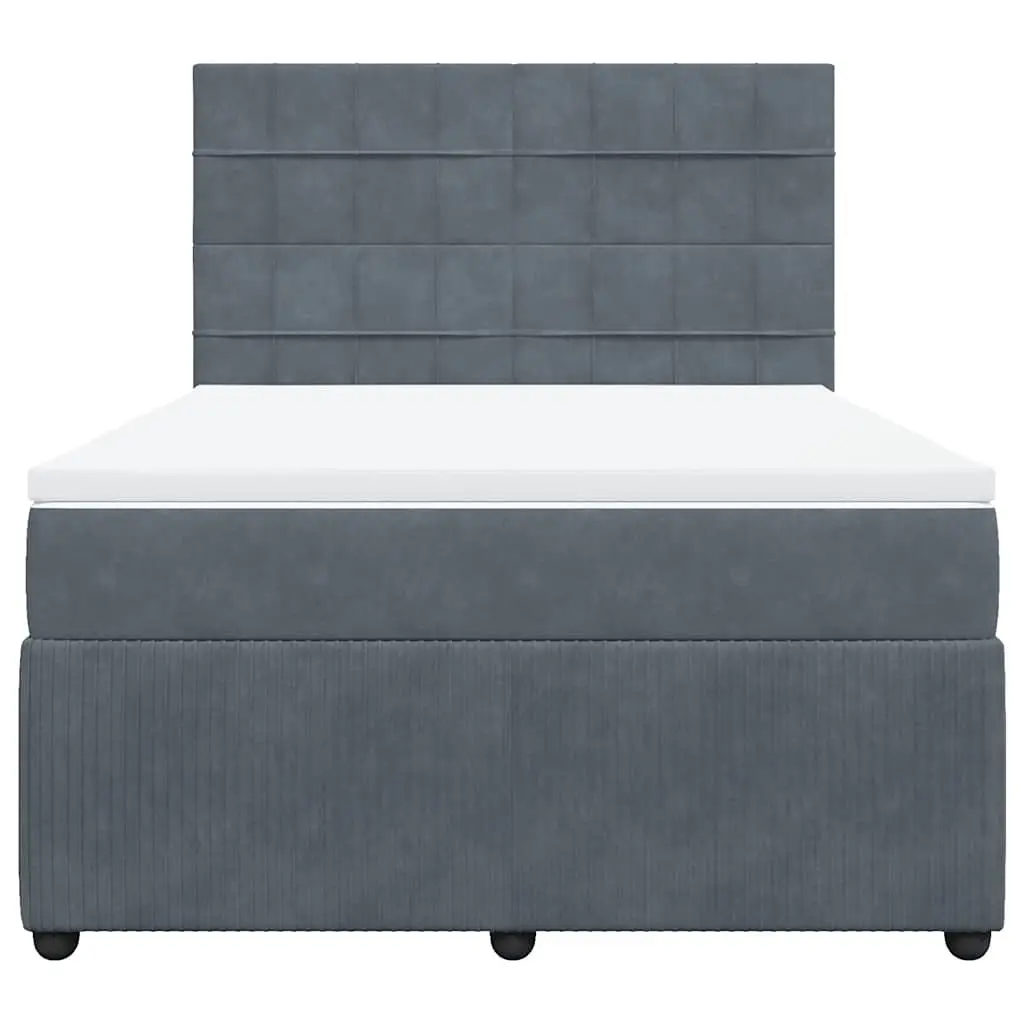 Queen Box Spring Bed with Pocket Mattress
