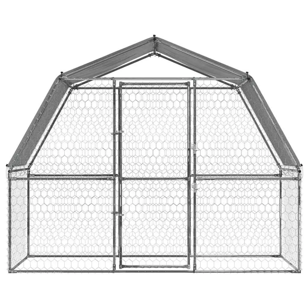 Dog Cage Outdoor Use Galvanised Steel Mesh Pen