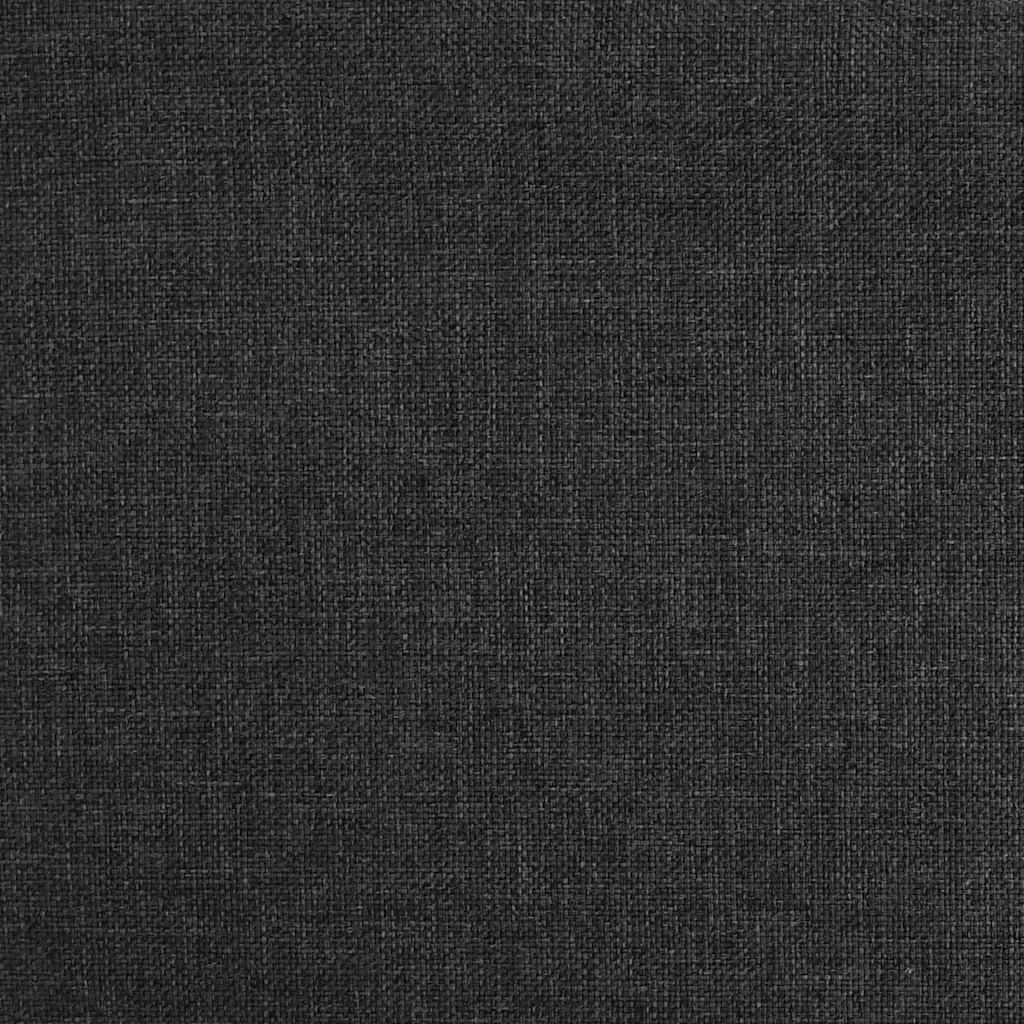 Black Fabric Upholstered Rocking Chair