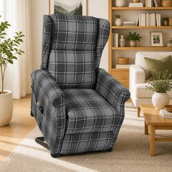 Specifications of Grey Fabric Stand Up Massage Chair