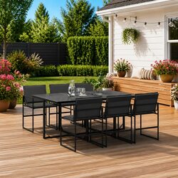 7 Piece Outdoor Dining Set: Dimensions, Materials & More