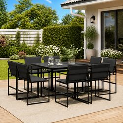 Specifications of the 9-Piece Garden Dining Set