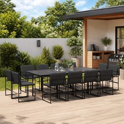Specifications of 13 Piece Garden Dining Set with Chairs