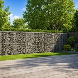 Specifications of Gabion Basket with Cover 600x50x100 cm Silver