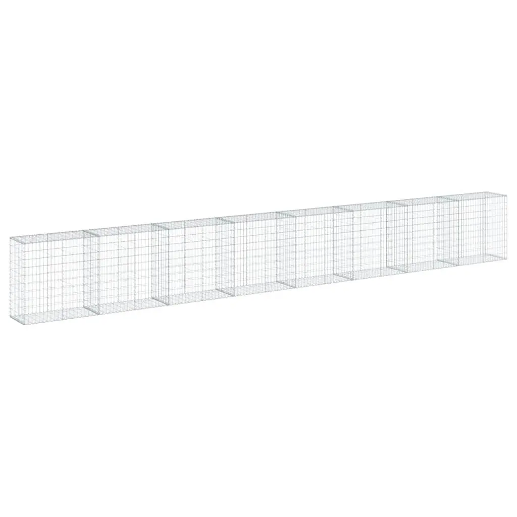 Gabion Basket Garden 800x50x100 cm Metal Wire Cage