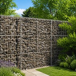 Gabion Basket Specifications: 100x50x150 cm Silver Wire Cage