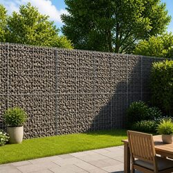 Gabion Basket Specifications: 300x50x200 cm Silver Iron