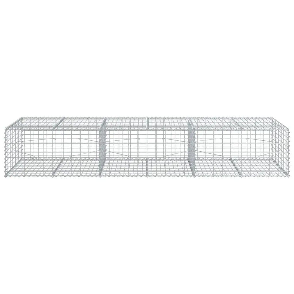 Gabion Basket Garden Retaining Wall 300x100x50 cm Outdoor Landscaping